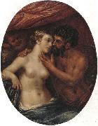 unknow artist Mars,venus and cupid painting